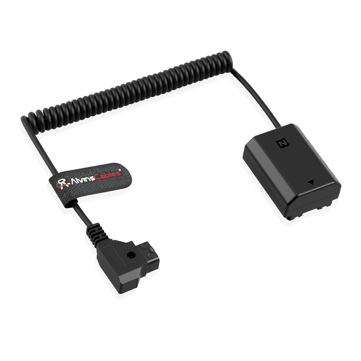 Alvin’s Cables FZ100 Sony a7IV a7RIII a7SIII a9 カメラ 用の NP FZ100 ダミー 電池 to D tap コイル状 電源 ケーブル 01_006381e6-7611-4a48-b075-