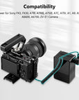 Alvin's Cables NP FZ100 Dummy Battery to D tap Coiled Power Cable for Sony FX3/ FX30, A7III A7RIII A7SIII A9 Camera