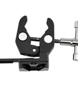Alvins V-Mount Crab-Shaped Clamp V-Lock Battery Plate Adapter QR Clamp Compatible with Multiple Brands of V-Mount Batteries Light Stand Rod Tripod, 15-45mm Non-Slip Clamp