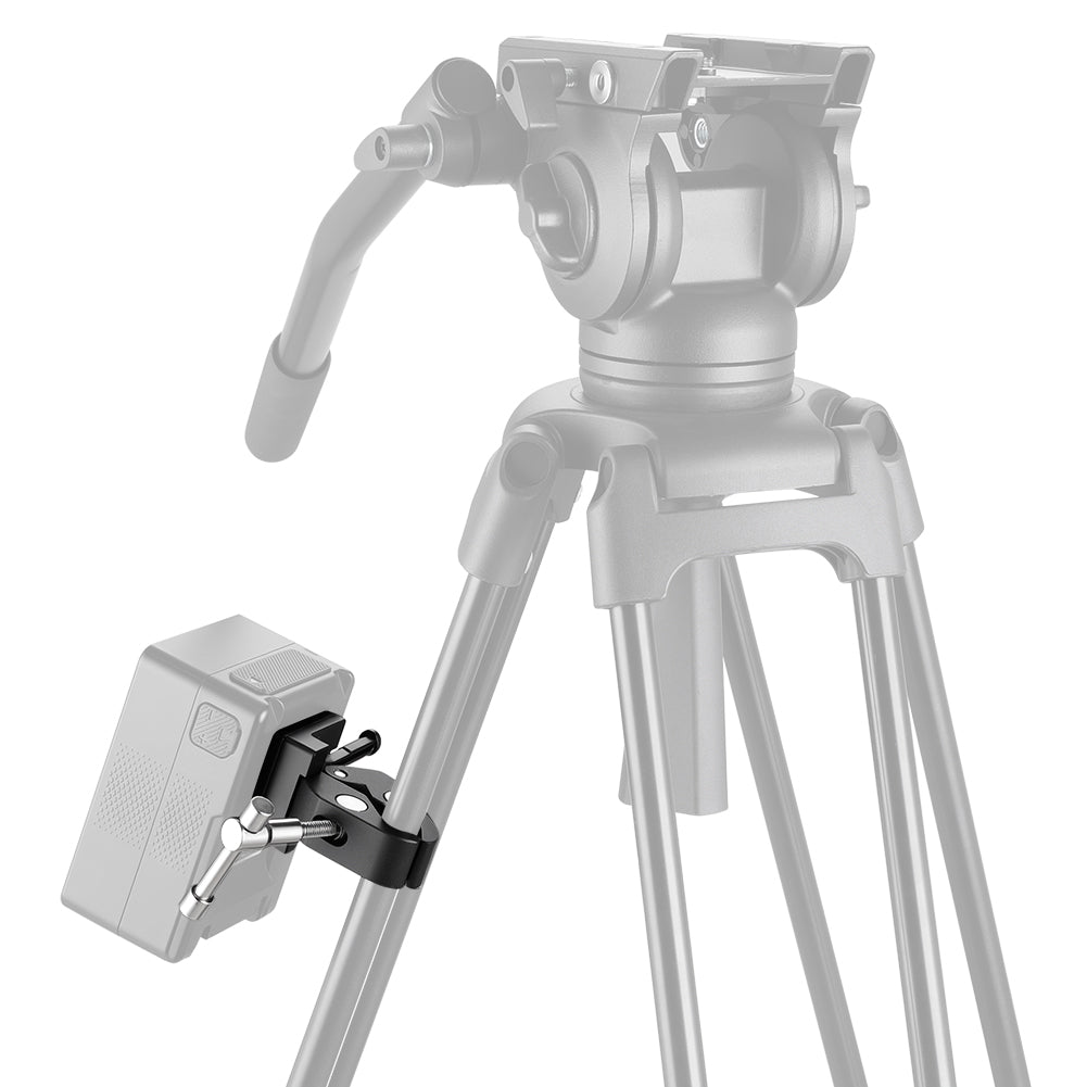 Alvins V-Mount Crab-Shaped Clamp V-Lock Battery Plate Adapter QR