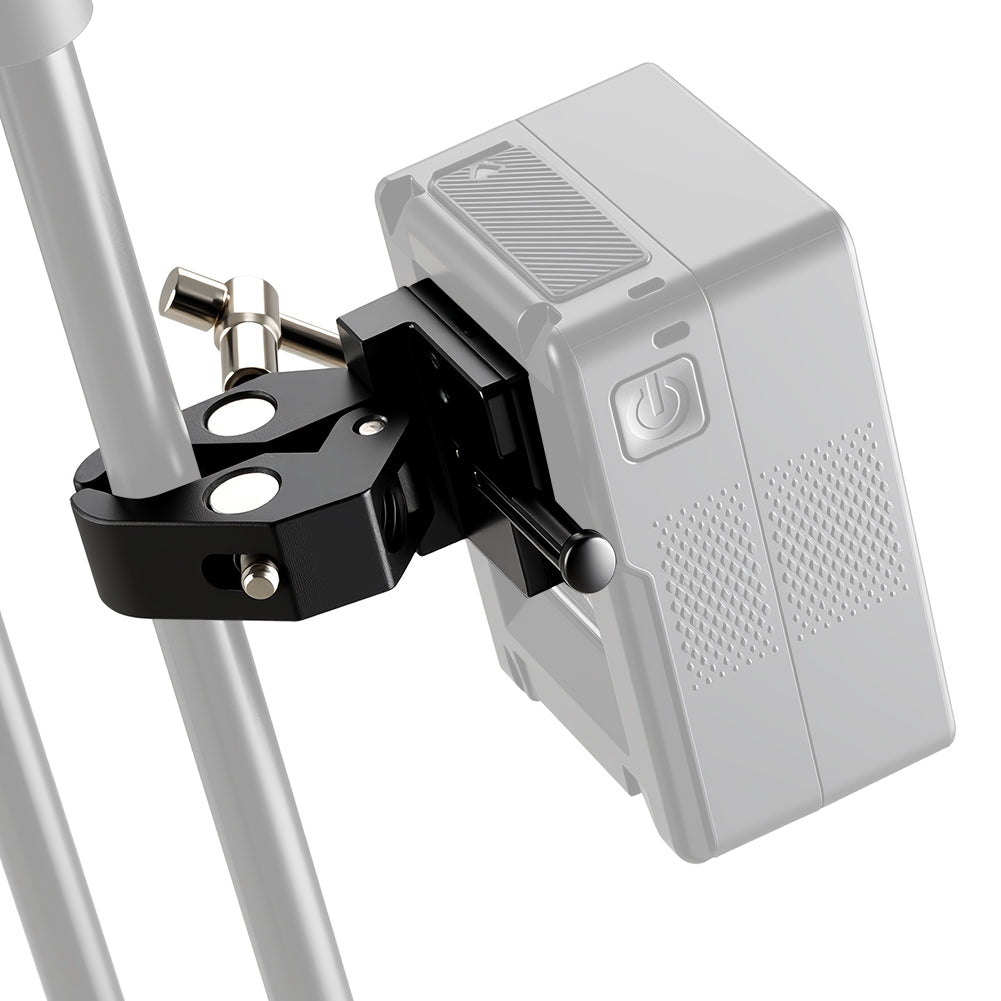 Alvins V-Mount Crab-Shaped Clamp V-Lock Battery Plate Adapter QR