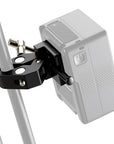 Alvins V-Mount Crab-Shaped Clamp V-Lock Battery Plate Adapter QR Clamp Compatible with Multiple Brands of V-Mount Batteries Light Stand Rod Tripod, 15-45mm Non-Slip Clamp