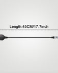Alvin's Cables Smart D-tap to 2 Pin Male Braided Power Cable for Teradek|SmallHD|Z-CAM|Blackmagic Pyxis, 45cm|18inches, Flexible Braided