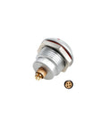 Alvins 0K EGG 4 Pin Socket, Lemo Compatible Circular Connector, Waterproof IP66~IP68, EMI Shielded, Push-Pull Self-Locking for Industrial & Camera Equipment, 2pcs
