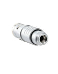 Alvins FGG.0K 4 Pin Male Plug, 0K Series Circular Connector, Waterproof IP66~IP68, EMI Shielded, Push-Pull Self-Locking with Screw Cable Clamp for Industrial & Camera Equipment, 2pcs