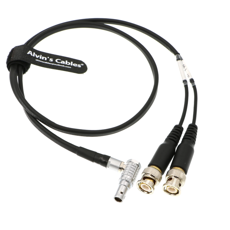 Alvin's Cables TIME Code Input Output Cable for Sound Devices XL LB2 5 Pin Male to BNC