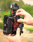 Alvins NP-F to V-Mount Power Adapter Converter with Display & USB-C PD 36W IN OUT for Sony F550/F750/F970 L Series, for Atomos Shinobi Shogun Ninja V, Hollyland Pyro S, ACCSOON, Vaxis, Neewer LED Light