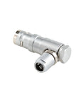 Alvins 1K Series 4 Pin Circular Push-Pull Connector, EMI Shielded, Industrial Connector System for Camera, Broadcast & Test Equipment, 2pcs