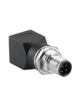 Alvin's Cables M12 D-Code 4-Pin to RJ45 Adapter Cat6a IP68 Waterproof Shielded, M12 Male to RJ45 Female Industrial Ethernet Connector for Cognex Keyence Omron Siemens Sick Baumer Datalogic