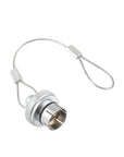 Alvin's Cables Dust Cap Compatible with LEMO 2B(15 mm) Connectors, Industrial Protective Cover with Metal Retention Wire, Dustproof, Moisture Resistant, 10 Pieces