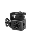 Alvins Adjustable Camera Mount with 3/8" 1/4" Screw Rotatable Tiltable Panoramic Bracket 360-degree for Camera Monitor Gimbal Tripod