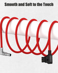 Alvin’s Cables Ultra Soft Power Cable for RED Komodo 6K Camera Rotatable Right Angle 2 Pin Female to D-tap 80cm|31.5inches