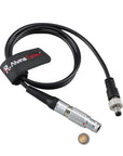 Alvin's Cables 6 Pin Male to Lock DC Right Angle Power Cable for DJI Ronin 2 Gimbal to Atomos Ninja SmallHD 702 Monitor 60cm 2ft