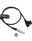 Alvin's Cables Power Cable for Fujifilm GFX ETERNA 55 Camera from V-Mount Battery, 4 Pin Female to D-tap Power Cable, 50cm| 20inches