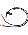 Dual-Motor-Cable for MDR Rotatable 4-Pin-Male to Dual 4pin Male Right-Angle Cable for Arri LBUS FIZ MDR Wireless Focus Alvin's Cables