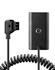 Alvin's Cables NP F550 Dummy Battery to D-Tap Coiled Power Cable for Sony NP F550|F570|F970 |Atomos Ninja V Monitor Upgraded