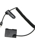 Alvin's Cables EN-EL14 Dummy Battery to PD USB-C Coiled Cable Power Adapter Replacement for Nikon D3100 D3200 D3300 D3400 D3500 D5100 D5200 D5300 D5500 D5600 P7100 P7700 P7800 Cameras