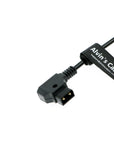 Alvin's Cables Power Cable for Tilta Nucleus-M Motor Right Angle 7 Pin Male to D-tap Coiled Cable for V-Mount Battery Plate