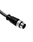 Alvin's Cables M12 D-Code 4 Pin Male to M12 D-Code 4 Pin Male Ethernet Cable for Keyence Baumer Sick Camera, High-Flex Cat6a Cable for Industrial Automation, EtherCAT/PROFINET 3.3ft/1m Green
