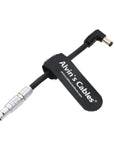 Alvin's Cables Z CAM E2 Flagship to DC Power Cable 2 Pin to Right Angle DC from Nitze Plate