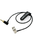 Alvin's Cables 3.5mm TRS to BNC Timecode Cable for Canon C70 for Sony F55 FX9, Zaxcom, Zoom F4| F8| F8n from Deity Timecode Generator Box 50CM|19.7inches