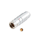 Alvins FGG.2K 4 Pin Male Plug, 2K Series Circular Connector, Waterproof IP66~IP68, EMI Shielded, Push-Pull Self-Locking with 62mm Screw Cable Clamp for Industrial & Camera Equipment, 2pcs