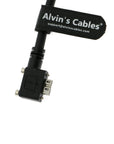Alvin's Cables USB 3.0 Data-Cable USB-A to Micro-B Right Angle with Dual Locking-Screws High-Flex Cable Shielded-Cable for Industrial Camera Vision Camera