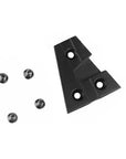 Alvins V-Mount V-Lock Male Quick Release Wedge Triangle Plate Camera Accessory Mount for BP DSLR Camera Battery NPF Power Plates, 2pcs