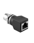 Alvin's Cables M12 A-Code 8-Pin to RJ45 Adapter Cat6a IP68 Waterproof Shielded, M12 Female to RJ45 Female Industrial Ethernet Connector for Cognex Keyence GigE Vision Basler AVT Sony CCD Cameras