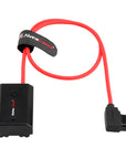Alvin's Cables NP-FZ100 Dummy Battery to D-TAP Braided Cable, 60cm, Black