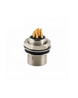 Alvins HR25-7TR-8P Hirose 8 Pin Male Circular Receptacle, Solder Cup Panel Mount Connector, Metal Threaded Locking for Industrial & Camera Equipment
