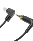 Alvin’s Cables Tentacle Timecode Cable for Sony FX3| FX30| A7S3| A1 Camera, Locking 3.5mm TRS to Micro USB Timecode Cable for Deity TC-1, Tentacle SYNC E Timecode Generator 35cm| 13.8in