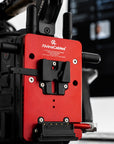 Alvins V Mount Battery Plate for DJI Ronin 4D, V Mount Plate with 6-pin 1B DC-in Out Put Battery Mounts Plate for Ronin 4D