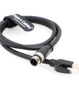 Alvin's Cables M12 D-Code 4 Pin Male to RJ45 Ethernet Cable High-Flex for Industrial Camera Sensor, Automation Application 3.3ft/1m