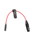 Alvin's Cables Mini XLR 3 Pin Male to XLR 3 Pin Female Audio Cable for Blackmagic Pocket Cinema Camera BMPCC 4K/6K, Video Assist 4K, Sharp 8K Cam, Ultra Soft