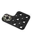 Alvins Camera V-Raptor XL Side Extension Kit for for RED Gear Fixation Universal Expansion Cold Shoe Side Panel Kit, Black