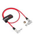 Alvin's Cables Ultra Soft Timecode Cable for RED Komodo, RED V-Raptor 8K Camera, Tentacle Sync 3.5mm TRS to EXT 9 Pin Male Cable 45CM| 18inches