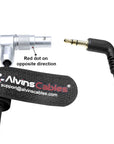 Alvin's Cables Tentacle Sync Adapter Cable Tentacle Timecode Generator 3.5mm to ARRI Alexa Sound Devices 5 Pin Connector 12 o'clock Up Direction