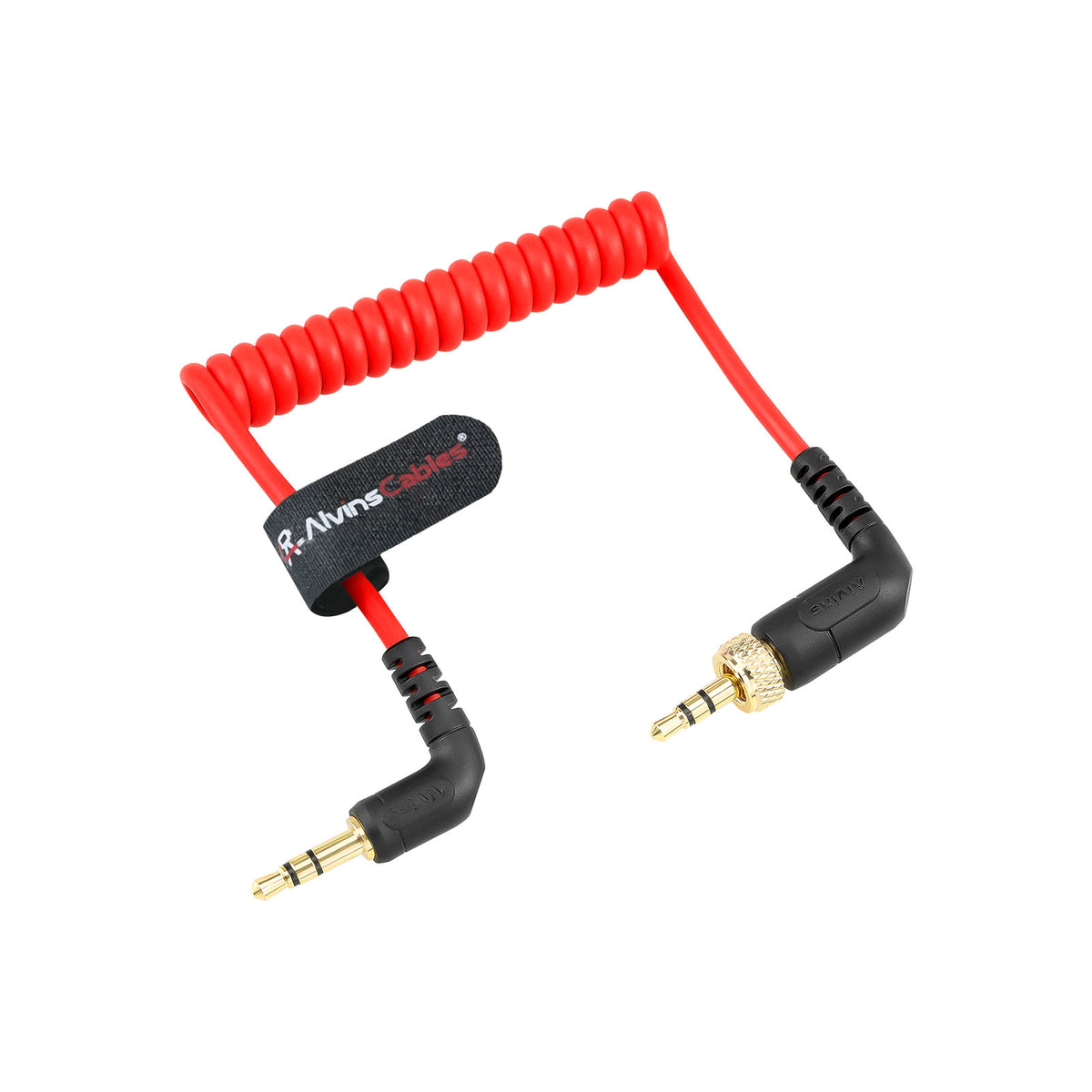 Alvin's Cables Locking 3.5mm TRS to 3.5mm TRS Audio Cable for