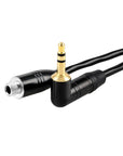 Alvin's Cables Tentacle Sync 3.5mm TRS Microphone Y-Cable for Tentacle Sync E Generator, Track E Audio Recorder, for Camera Audio Input, External Mics, 30CM| 12inches