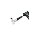 Alvin's Cables Deity TC-1 Locking 3.5mm TRS to Right Angle EXT 9 Pin Timecode Cable for RED Komodo V-Raptor Camera 50cm