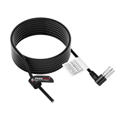 Alvin’s Cables HR10A-7P-6S Hirose 6 Pin Female to Open End Power I/O Cable High Flex Shielded for Sony CCD XC-75, Basler Ace GigE, AVT GigE Industrial Camera