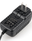 Alvin's Cables Power Cable Adapter for Hollyland RX TX Z CAM E2 Flagship Rotatable Right Angle 2 Pin Male to Universal AC with UK EU AU US Plugs Adapter Converter
