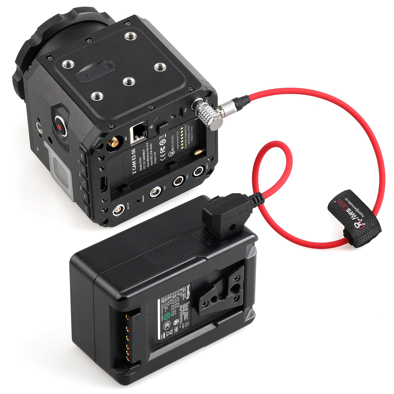 Alvin's Cables Right Angle 2 Pin Male to D-Tap Power Cable for