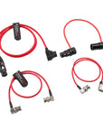 Alvin's Cables Camera Cable Set for Blackmagic URSA Mini, 12G SDI BNC Coaxial Cable| Rotatable XLR 3 Pin Male to Female| XLR 4 Pin Female to D-Tap Power Cable| 3.5mm to BNC Timecode Cable