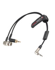 Alvin's Cables Tentacle Sync Timecode Y-Cable, 3.5mm TRS to BNC & Locking 3.5mm TRS Timecode Cable for Sony FX6 FX9 F55, Rode Wireless Receiver & Camera Timecode Sync, Ultra-Soft Cable 10 inches|25cm
