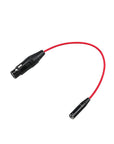 Alvin's Cables Mini XLR 3 Pin Male to XLR 3 Pin Female Audio Cable for Blackmagic Pocket Cinema Camera BMPCC 4K/6K, Video Assist 4K, Sharp 8K Cam, Ultra Soft