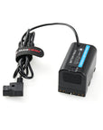 Alvin's Cables BP-U30 Dummy Battery to D-Tap Power Cable for Blackmagic Pyxis 6K/12K, Sony PXW-Z200 & HXR-NX800 Camcorders, Fully Decoded Power Cord 3.9Ft