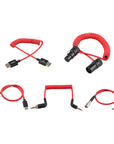 Alvin’s Cables Camera Cable Set for Canon C50, 8K HDMI 2.1 Cable, USB-C PD Power Cable, DIN to 3.5mm Timecode Cable, XLR 3-Pin & Locking TRS Audio Cable, Complete Camera Rig Kit