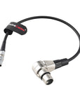 Alvin's Cables 26V Power Cable for Sony Venice Camera from MotoCrane Titan LT, 4-Pin to XLR 4-Pin Female Right-Angle Camera Power Cable 30cm|12inches